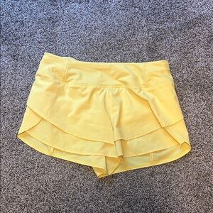 CALIA by Carrie Underwood Yellow Athletic Shorts